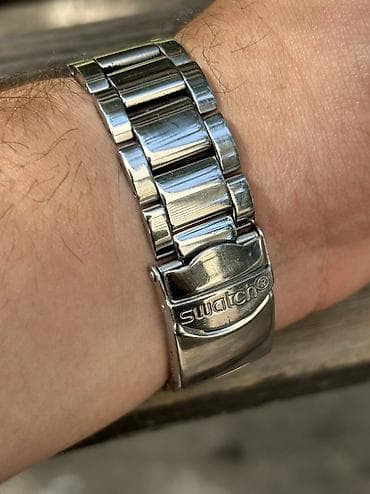time try: Классические часы часы, Swatch, Швейцария, Оригинал, Мужские, Б/у — 6