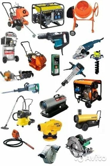 купить бу набор инструментов: Сдам в аренду Буры, Виброплиты, Насосы — 2