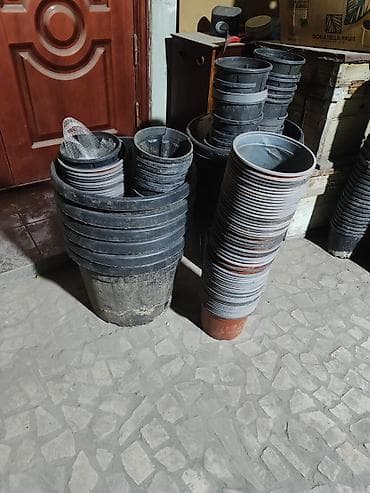 Пластиковые горшки для рассады и комнатных растений — оптом наборами