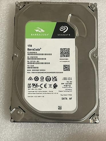 Накопитель, Новый, Seagate, HDD, 1 ТБ, 3.5", Для ПК — 1