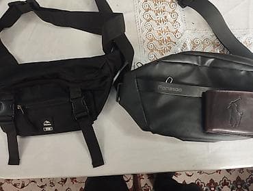 бутун барсетка: Белге такчу сумка, бананка, Жаңы, Материалы: Полиэстер, Унисекс — 1