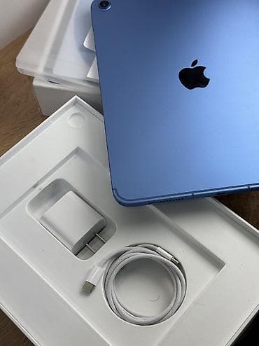 Планшеты: Планшет, Apple, память 128 ГБ, 10" - 11", 5G, Б/у, Классический цвет - Синий — 5