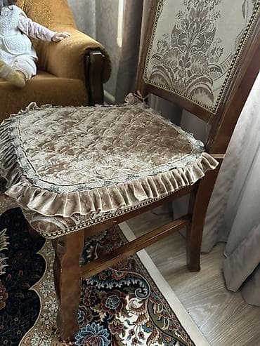 восточные: Стол и стул для зала, Б/у, цвет - Коричневый — 4