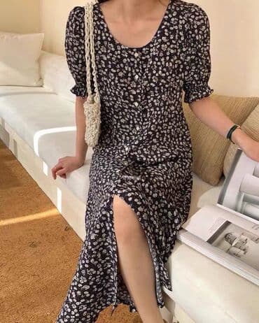 национальные украшения бишкек: Штапельные платье 3/4 рукав ✨ Разные расцветки ✨✨ — 1