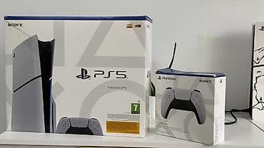 Sony PlayStation 5 Slim с дисководом в комплекте консоль и 2 джойстика