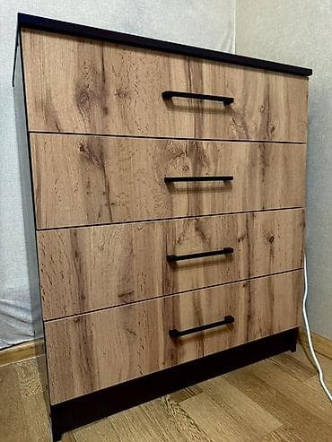 Комод для одежды, Без зеркала, ЛДСП, цвет - Коричневый