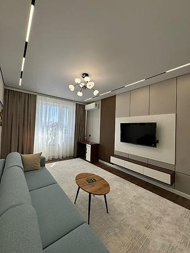 osh flat: 2 комнаты, 66 м², Мед Академия Элитка, 10 этаж, Дизайнерский ремонт — 1