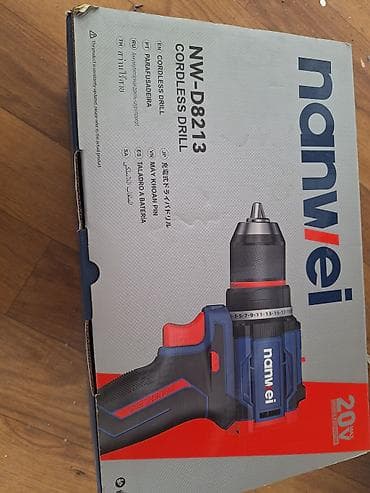 Инструменттер: Аккумуляторная дрель-шуруповёрт Nanwei NW-D8213, 20 В (brushless) — 2