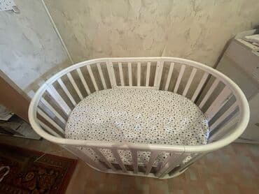 детскую кровать из дерева: Детская односпальная кровать, Б/у, Для девочки, Для мальчика, С бортиком, Дерево, Самовывоз — 3