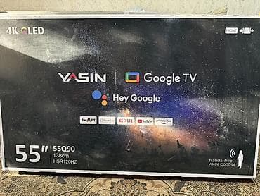 Телевизор YASIN 55Q90, 55" (138 см) - Экран: 4K QLED, высокая частота at lalafo.kg Телевизор YASIN 55Q90, 55" (138 см) - Экран: 4K QLED, высокая частота
