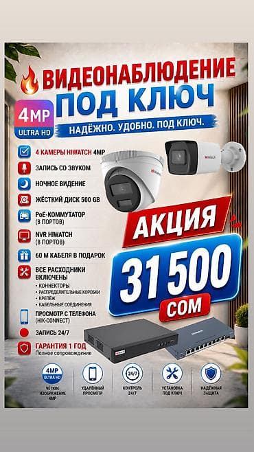 🔒 Надёжный бренд от Hikvision 🎥 Проверено временем ⭐ Выбор