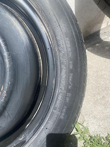запаска на 570: Колеса в сборе 155 / 70 / R 17, Запаска, Легковые, Железные, отверстий - 5 — 2