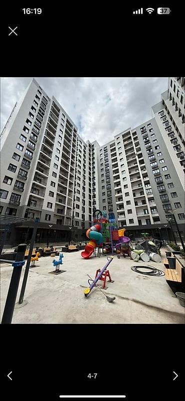 6: 1 комната, 43 м², Асанбай мкр Элитка, 6 этаж, ПСО (под самоотделку) — 1