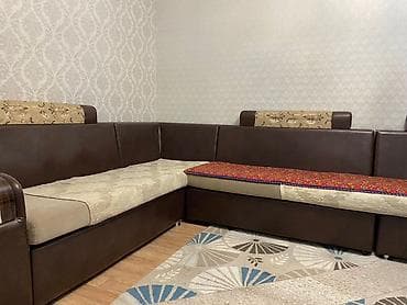 раскраска: Угловой диван с раскладным механизмом и ящиками для хранения. - — 3