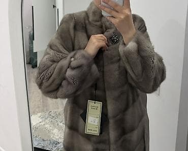 Жеке буюмдар: Шуба из норки (SAGA Mink), натуральный мех. - Цвет: благородный — 2