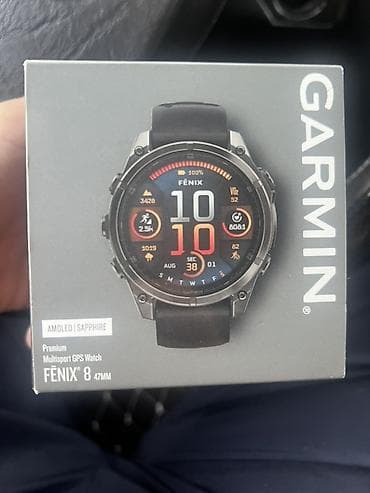 Garmin Fenix 8 Sapphire, 47 мм — премиальные мультиспортивные GPS‑часы