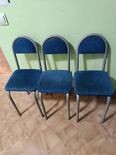 Стул для кухни, Железо, цвет - Синий