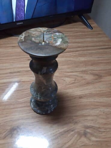 черепашка стекло: Продам подсвечник из натурального камня, высотой 17 см, Цена 1000 — 2