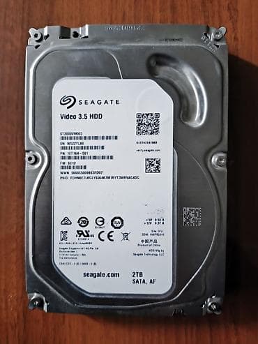 Накопитель, Б/у, Seagate, HDD, 2 ТБ, 3.5", Для ПК