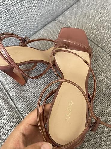 Женская обувь: Босоножки, 37, 39, Aldo, Б/у, цвет - Коричневый — 3