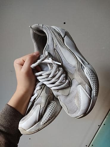 кроссовки военные: Мужские кроссовки, 37.5, Puma, Б/у, цвет - Белый — 2