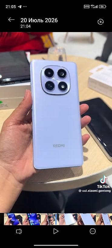 Redmi 15 not purple 💜 мобильный телефон,всего месяц использовано после
