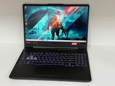 игровые ноутбуки в рассрочку: Ноутбук, Asus, 16 ГБ ОЭТ, AMD Ryzen 5, 15.6 ", Жумуш, окуу үчүн, эс тутум SSD — 1