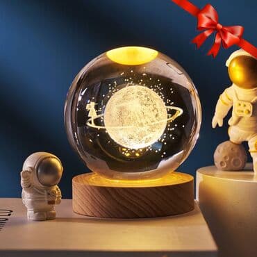 3D кристалл 8см с подсветкой и уникальными дизайнами Доставка по