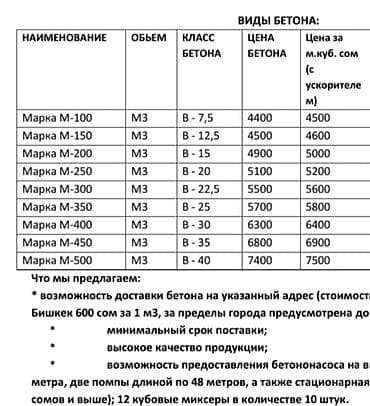 5000 сом кино: Бетон с доставкой и услугами бетононасоса Виды и марки бетона (цена — 2