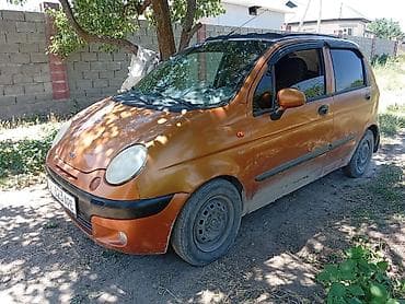 Унаа: Daewoo Matiz: 2002 г., 0.8 л, Кол менен иштөөчү, Бензин, Седан — 3