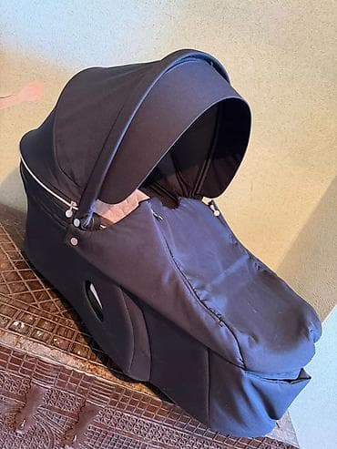 stokke коляска: Коляска, Stokke, цвет - Черный, Б/у, Самовывоз, Платная доставка — 4