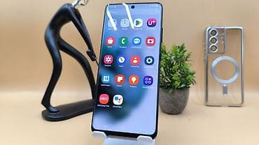 Техника и электроника: Samsung Galaxy S21 Ultra 5G, Б/у, 256 ГБ, цвет - Черный, 1 SIM — 6