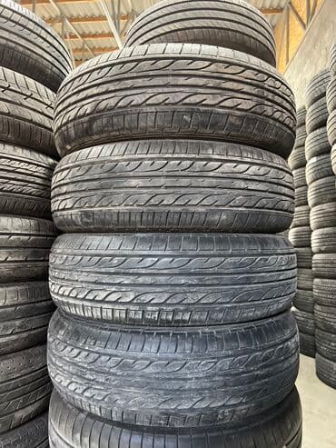 шины dunlop: Шиналар 215 / 70 / R 15, Жай, Колдонулган, Комплект, Жеңил унаалар, Жапония, Dunlop — 1