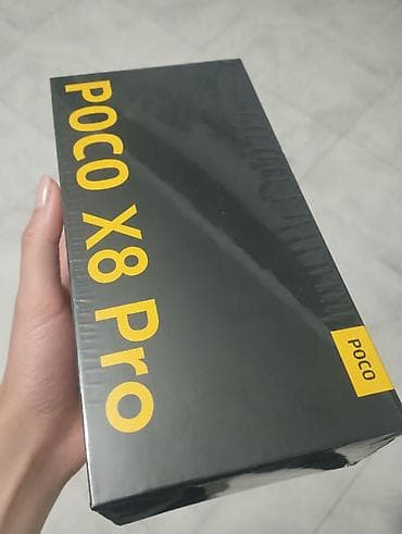Poco X8 Pro, Новый, 256 ГБ, цвет - Черный, 2 SIM