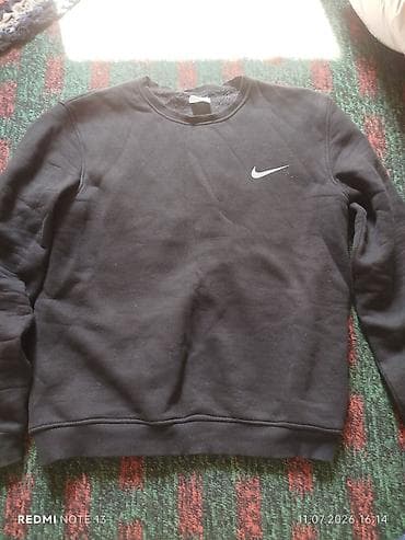 Толстовки: Мужская толстовка, XL, Nike, Б/у, цвет - Черный, Самовывоз — 1