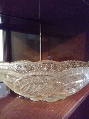 посуда хрустальная: Продаю хрустальную посуду. Вазочки, салатники. Дёшево! — 3