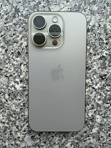 Техника и электроника: IPhone 15 Pro, Б/у, 512 ГБ, Natural Titanium, Коробка, 79 % — 2
