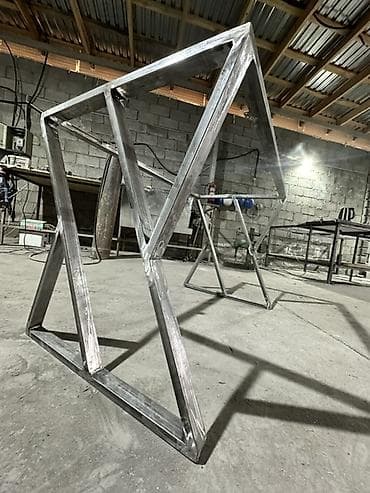 стол каркас: Ножки для мебели, Для стола, Железо — 4