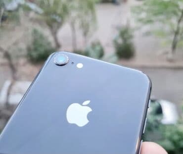 iphone смартфон: IPhone 8, Б/у, 128 ГБ, Черный, Чехол, 100 % — 3