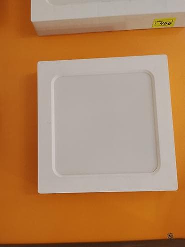projector screen: Светодиодный накладной светильник, квадратный. - Тип: LED-панель — 1