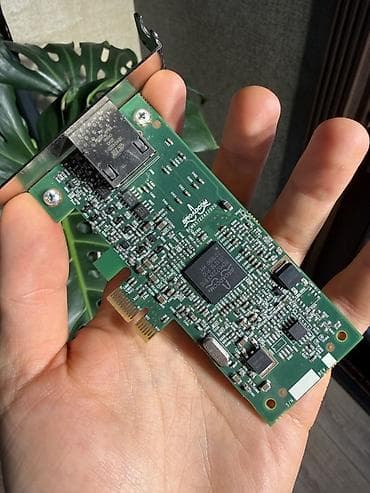 Модемдер жана тармак жабдуулары: Сетевая карта Broadcom PCI‑Express (GbE) - Интерфейс: PCI‑Express x1 — 1