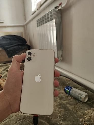vr meta: IPhone 11, Б/у, 128 ГБ, Белый, Зарядное устройство, Чехол, Кабель, 100 % — 2