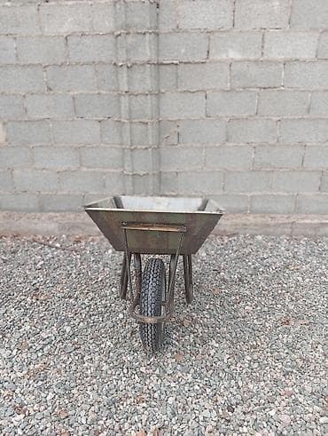 нержавека: Садово-строительная тачка и тележка, Стальная, Одноколесная — 1