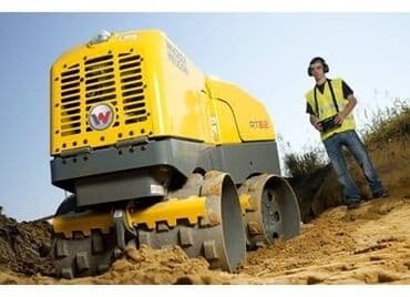 оборудование пескоблок: Трамбовка грунта Каток 83 см. ширина трамбовка Траншейный каток — 1