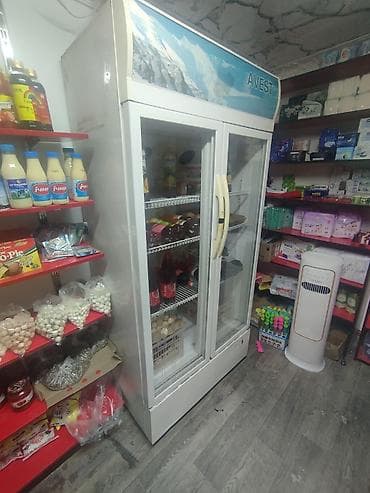 холодильное: Бу Торговый холодильный шкаф AVEST с двумя стеклянными дверями. - — 2