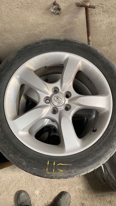 диск subaru: Колеса в сборе 215 / 55 / R 17, Лето, Комплект, Легковые, Литые, отверстий - 5 — 5
