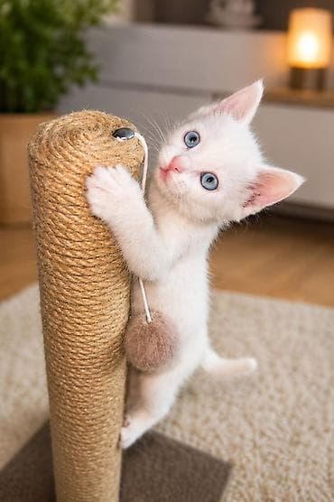scottish fold: Белоснежные котята с голубыми глазами ДАРОМ В ДОБРЫЕ РУКИ🥰 - Окрас — 2