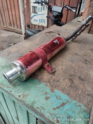 глушитель на макси: Глушитель/банка выхлопа для мотоцикла/скутера - Тип: прямая банка с — 4