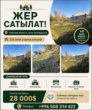 земля кант: 3 соток, Для строительства, Красная книга — 1