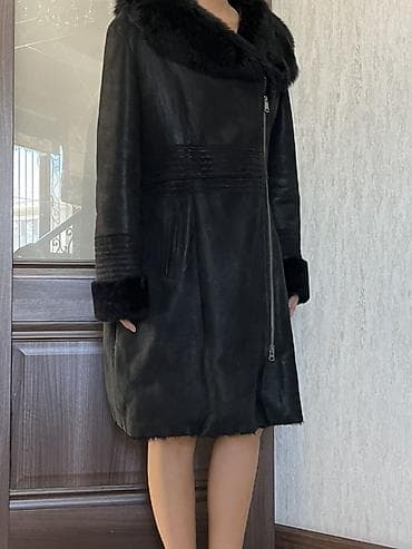 Личные вещи: Дубленка, Турция, По колено, L — 1